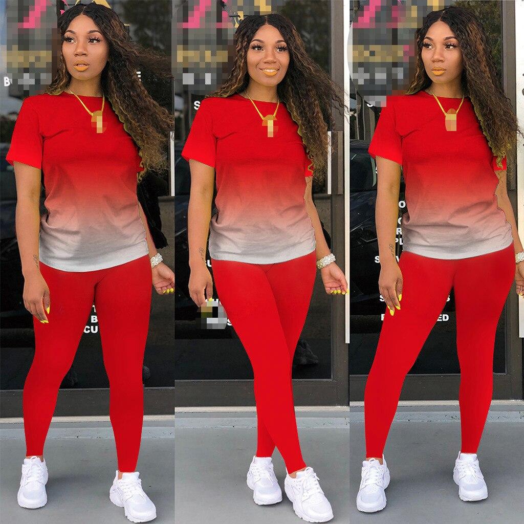 2-teiliges Set für Damen, zweiteiliges Set, Trainingsanzug für Damen, Sommerkleidung, Outfits
