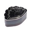 8pcs Leather Punching Mold DIY Sharpness High Carbon Steel Leather Die Cutter for Layering Fabric Leather Jewelry
