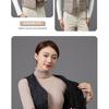 Women V Neck Sleeveless Fitted Padded Vest Winter Warm Elegant Casual