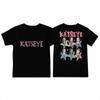 KATSEYE Trendy Girls Printed Childrens Roundneck Shortsleeved Tshirt for Summer Loose and Comfortable Casual Wear