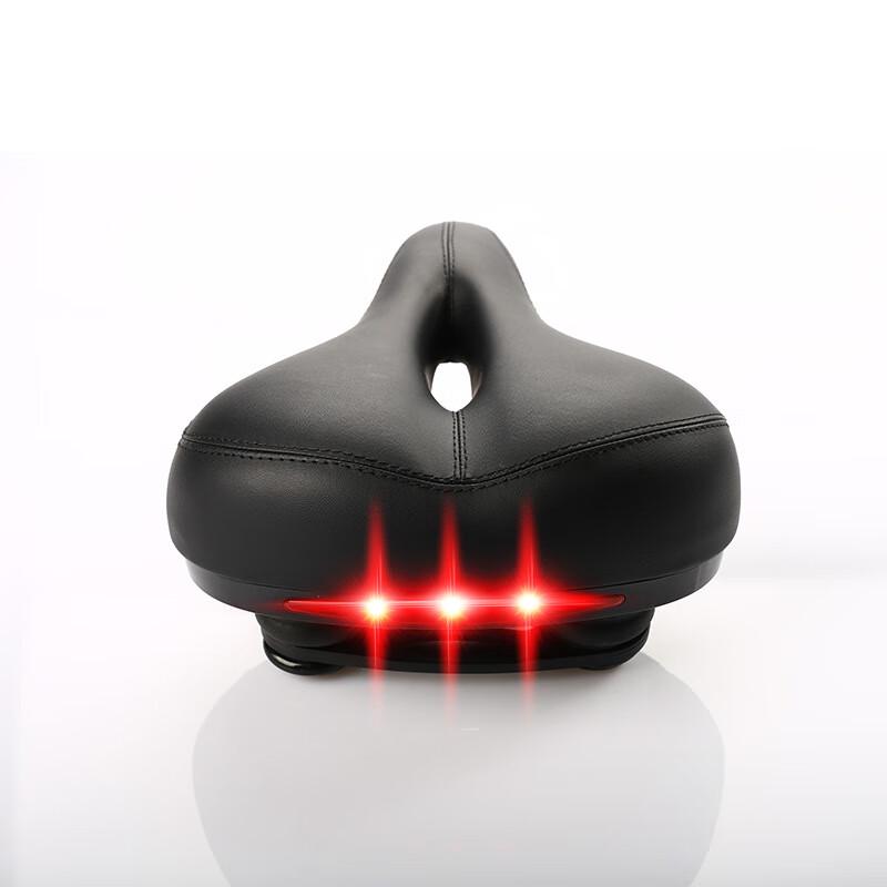 Bicycle Seat with Integrated Tail Light