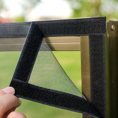 Inset Window Screen Mesh, Air Tulle Adjustable Summer Invisible Anti-Mosquito Net Fiberglass Removable Washable Customize Screen