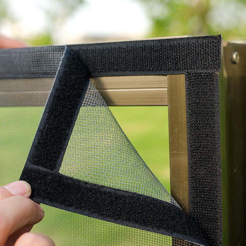 Inset Window Screen Mesh, Air Tulle Adjustable Summer Invisible Anti-Mosquito Net Fiberglass Removable Washable Customize Screen