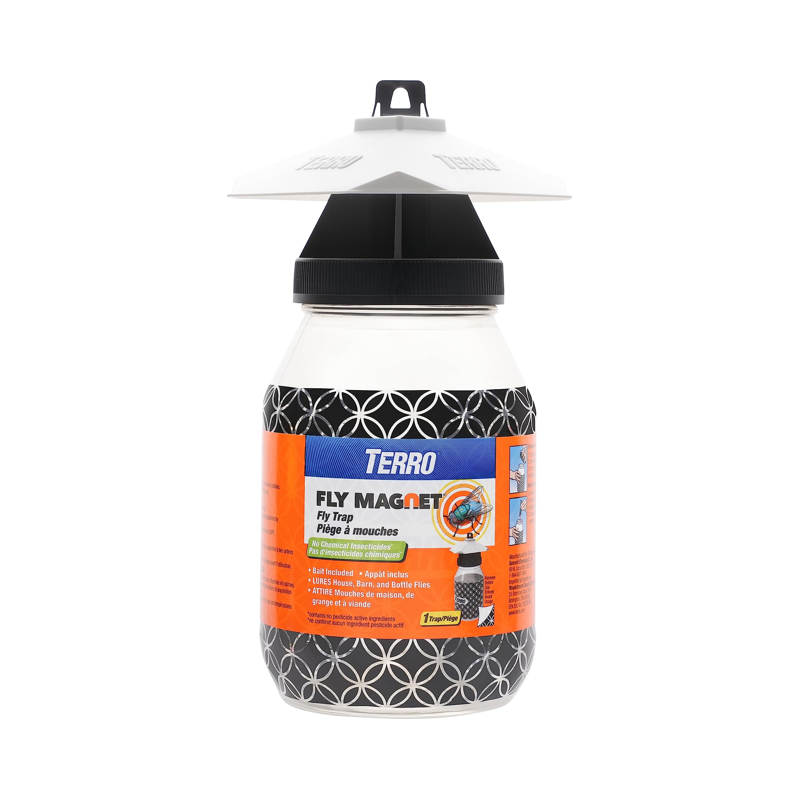 

Fly Magnet 1 Bag of Attracts and traps and silverflies (Includes Attractant) - flies, blowflies, gnats,