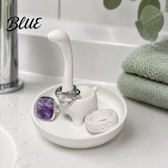 Jewelry Display Stand 3D Printed Creative Finger-Shaped Tray Minimalist Ring & Necklace Holder