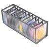 11-Grid Foldable Storage Organizer for Underwear, Bras & Socks - Hand Washable, Easy-Care Fabric for Convenient Storage