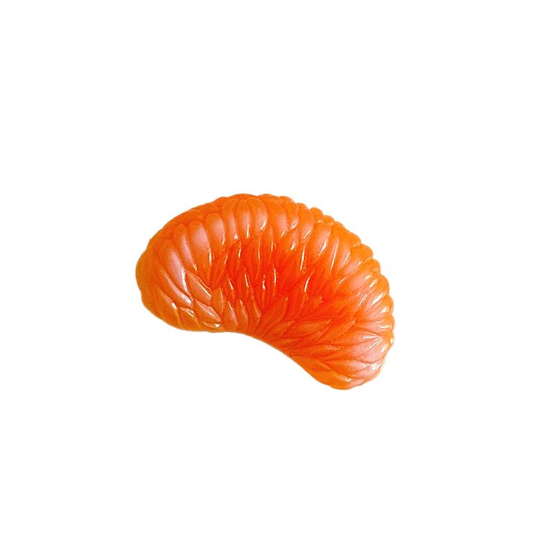 Cute Simulated Orange Hairpins Creative Personality Fruit Side Clips Simple Sweet Hairpin Students and Children Cartoon Headwear