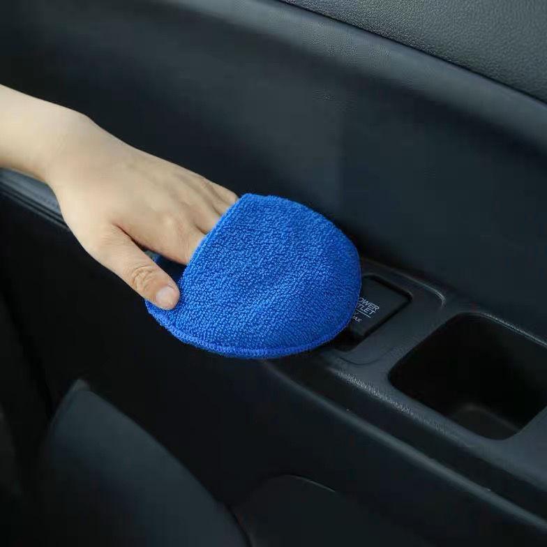 Superfine Car Waxing Sponge - Thick, Non-Damaging, Ideal for Cleaning and Waxing Car Paint