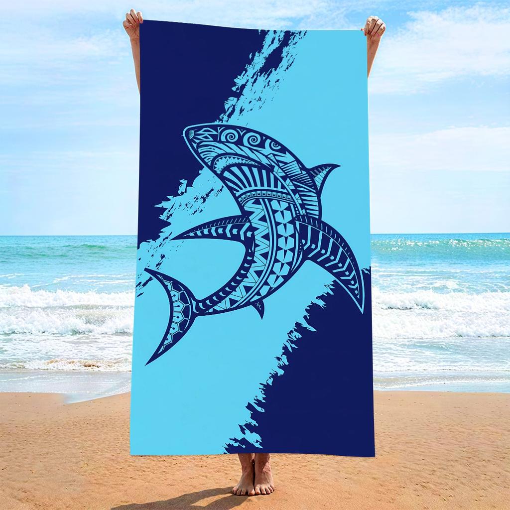 3D Sea Turtle Print Beach Towel Realistic Ocean Animal Quick Dry Polyester Bath Towel Summer Swimming Pool Travel Sand Free
