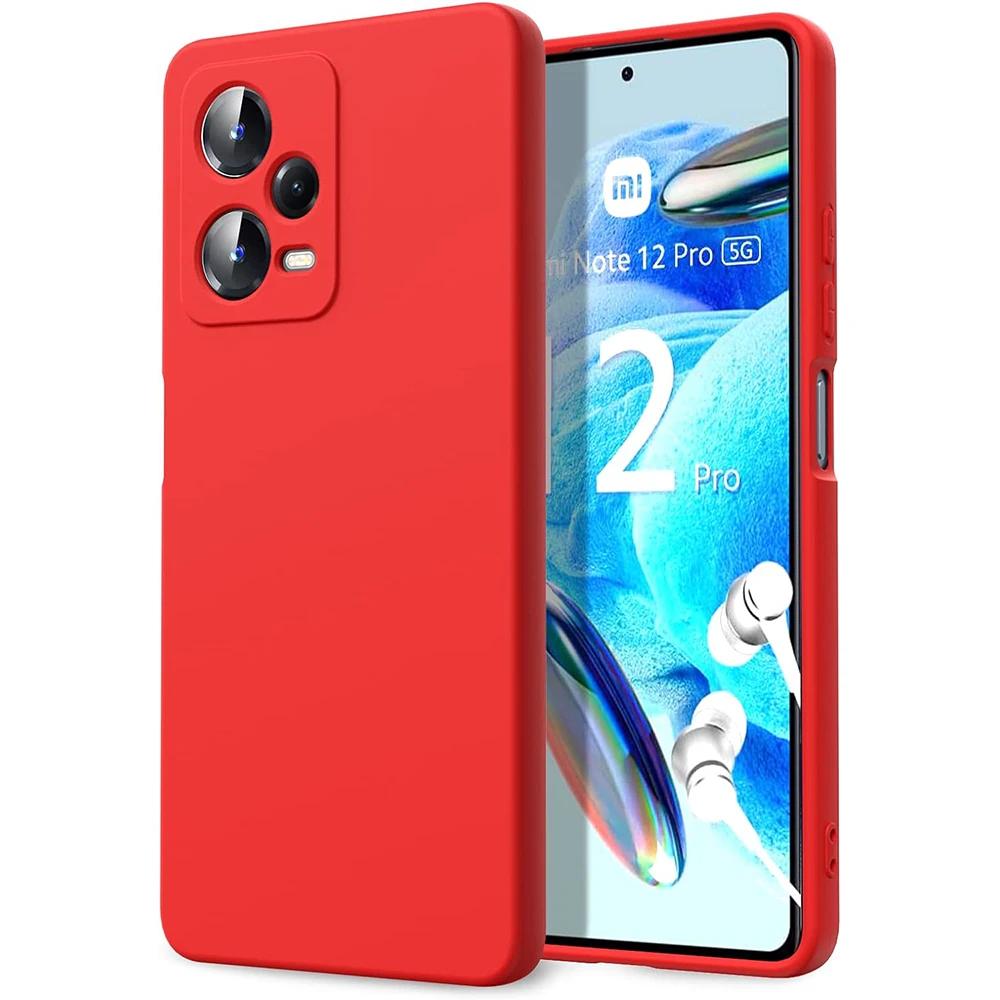Liquid Silicone Case For Redmi Note 12S 12 Pro+ 4G 5G Luxury Shock-proof Cover For Xiaomi 12 Lite 13T 12T Pro Redmi 12 12C 13C POCO C65 Accessory
