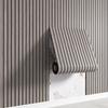 Self-Adhesive Wallpaper Slotted Vertical Wood Grain Wall Panels Bedroom Office Living Room Wall And Ceiling Decor Wall Stickers