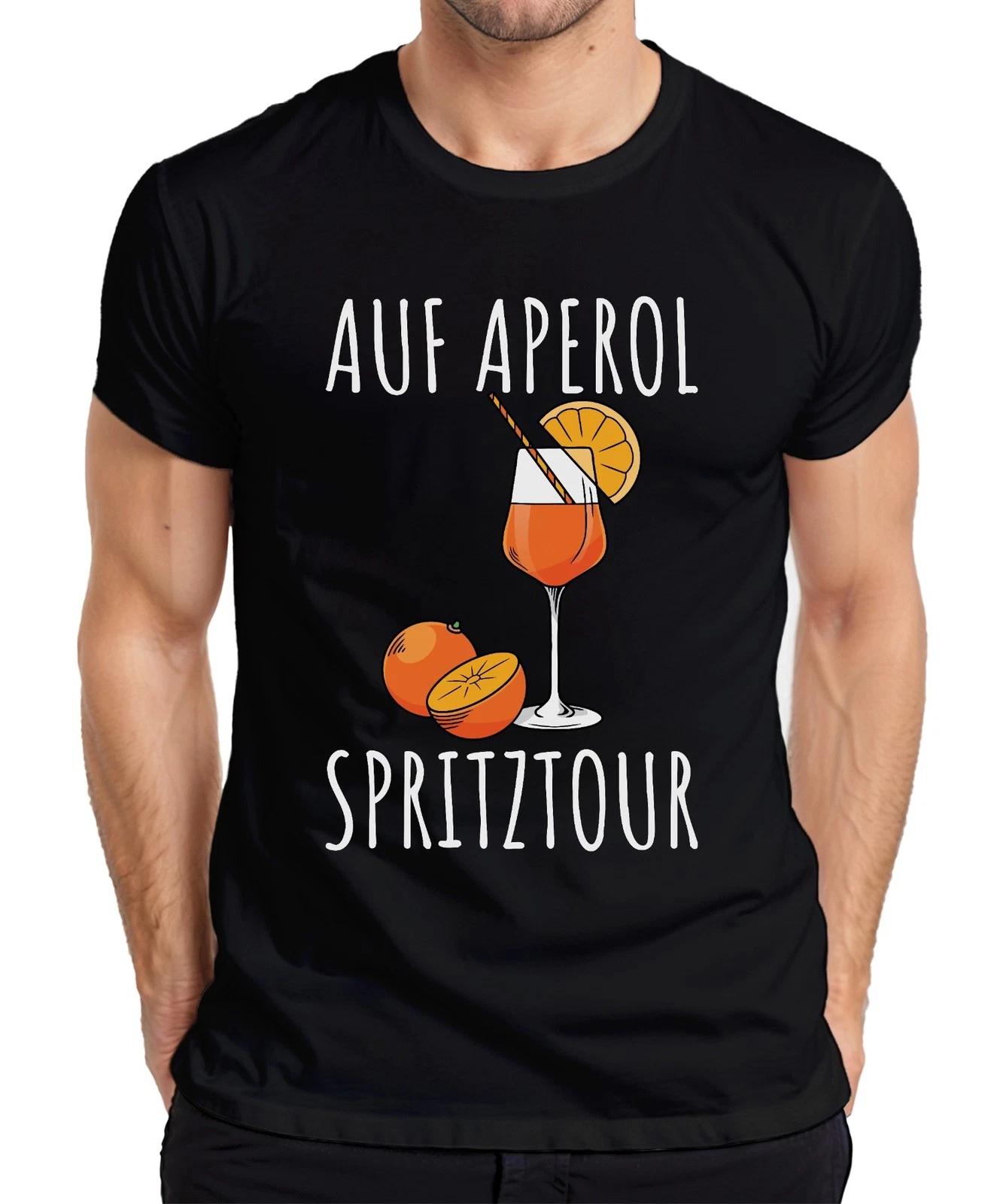 Aperol Spritz Splash Summer Party Cocktail Fans Funny Saying Men s T-Shirt- S