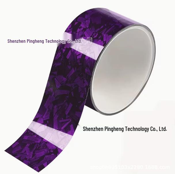 5m Glossy Gold Floral Carbon Fiber Car Sticker for Door Sill and Rearview Mirror (5cmx5m)