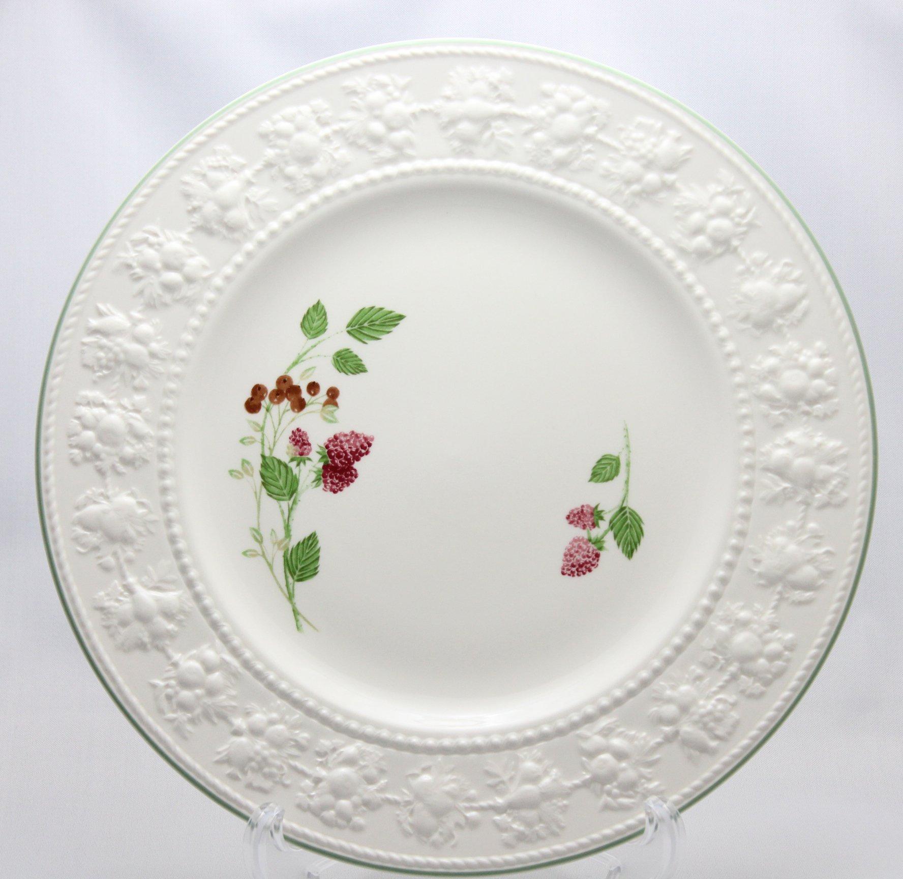 

Wedgwood Festivity Raspberry Plate, 27cm, White (Parallel Import)