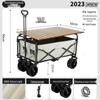 Outdoor Camping Cart with Liftable Table