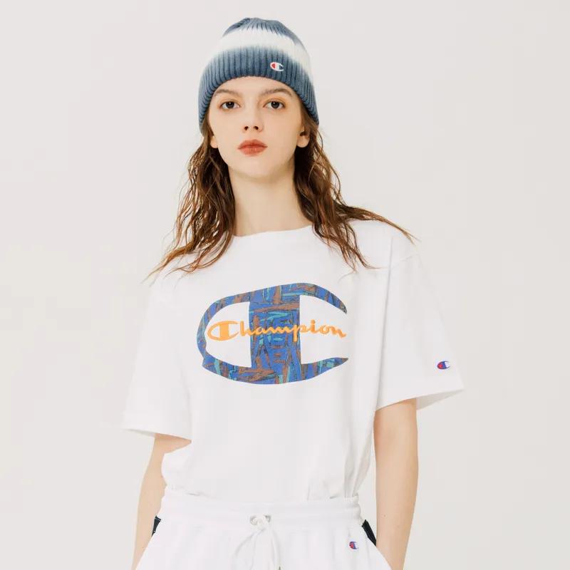 Champion T Shirt Japan Version Unisex White (Unisex) T-Shirts C3 R306 C010
