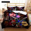 Hip Hop Rapper Bedding Set Boys Girls Twin Queen Size Duvet Cover Pillowcase Bed Boys Adult Fashion Home Textileextile