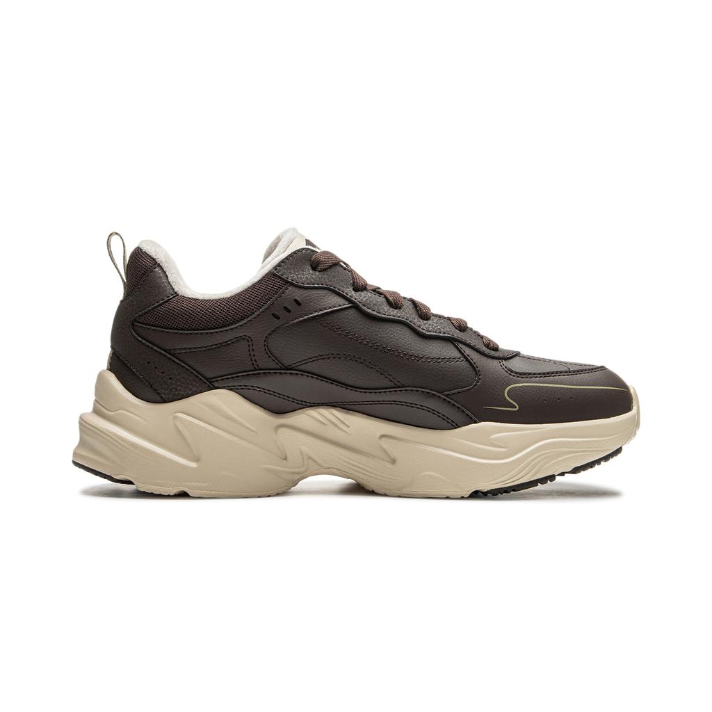 Li Ning LN DEFENDER Cushioning Slip Resistant Abrasion Resistant Height Increasing Rebound Low Top Casual Shoes Men's AGLV281-2