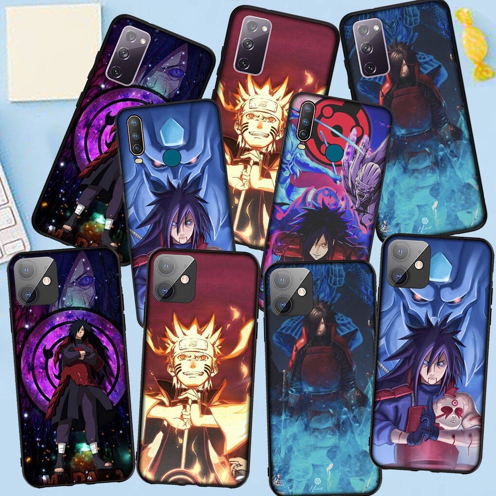 Phone Case for iPhone 17 15 16 Plus Redmi Note 14 12 11 13 Pro Max Huawei P30 P20 Lite OPPO A60 A40 A80 A18 A16 A54 Madara Uchiha Comics Naruto Cover