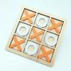 Wooden Tic-Tac-Toe Educational Game for Kids - Enhance Logical Thinking and Enjoy Entertaining Battles