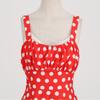 Source Ss Retro Suspender Neck Dual-purpose Polka Dot Thin Dress