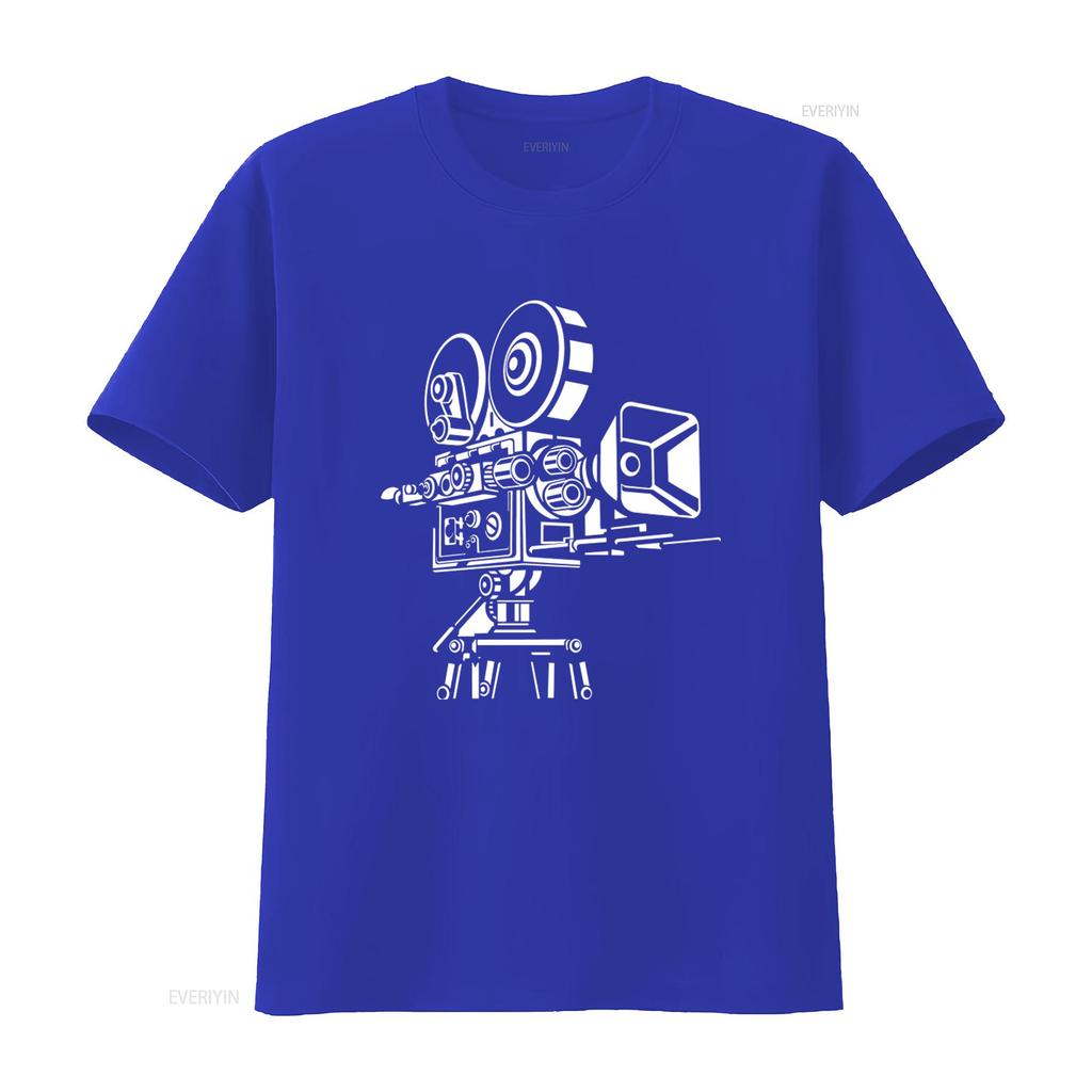 Maglietta Cinema Classica Pellicola Cinemascope per Amanti OG9G vintage Lavata Morbida Elegante Traspirante Versatile Unisex