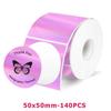 Gradient Laser Thermal Label Paper for Phomemo M220/M221/M120 - 50mm Round