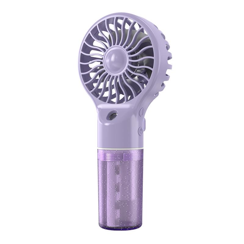 Ultra-Quiet Mini Handheld Fan with Fine Mist & Long Battery Life
