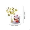 Lucky Cat Animal Statue Figurine Gabement of Household Cleaning Niche Sculpture Feng Shui Decoration