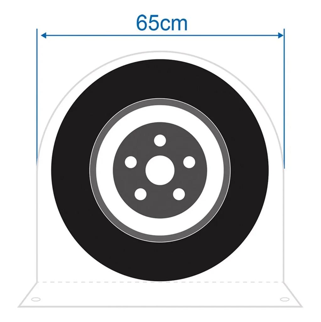 2 Pezzi L/XL 65/78cm Copriruota per RV Camion Auto Camper Motorhome Rimorchio Campeggio Caravan Copritire Borsa Ruote Accessori
