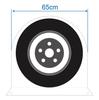 2 Pezzi L/XL 65/78cm Copriruota per RV Camion Auto Camper Motorhome Rimorchio Campeggio Caravan Copritire Borsa Ruote Accessori
