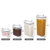 15-Piece PP Plastic Cereal & Grain Storage Container Set