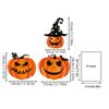 Halloween Pumpkin Garden Stake Sign Plastic Outdoor Yard Decoration for Fall