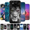 For iPhone 12 Cases A2403 Matte Soft Silicone TPU Phone Covers For iPhone 12 Mini Animal Pattern Coque Bumper A2399 Fundas