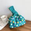 Colorful Polka Dot Knitted Handbag for Women - Versatile, Trendy, and Casual for Any Season