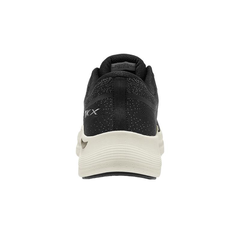 Skechers Arch Fit 2.0 Lace-Up Comfortable Round Toe Mesh Breathable Low-Top Running Shoes Men Sneakers 232784-BLK