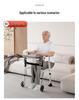 Elderly Walker with Wheeled Trolley and Handrail for Assisted Walking and Lower Limb Training