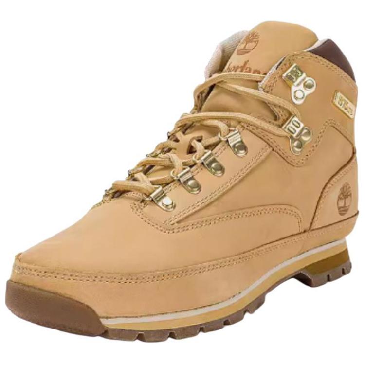 Timberland Comfortable Versatile Trendy Shock Absorbing Non-Slip High-Top Outdoor Functional Shoes Men Shoes Brown A5Z35