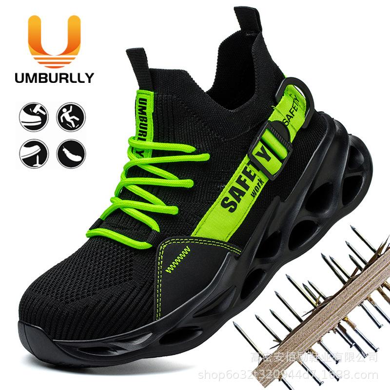 

Рабочая обувь Страховочная обувь Защитная обувь от ударов и проколов Строительная площадка Защитная рабочая обувь Защитная обувь Защитная обувь Черный Color: Black Green; Size: 36