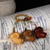 1/3Pcs Goat Sandalwood Keychain Hanging Key Chain Wood Carving Pendant Textured Animal Keyring Accessory For Parties Keys