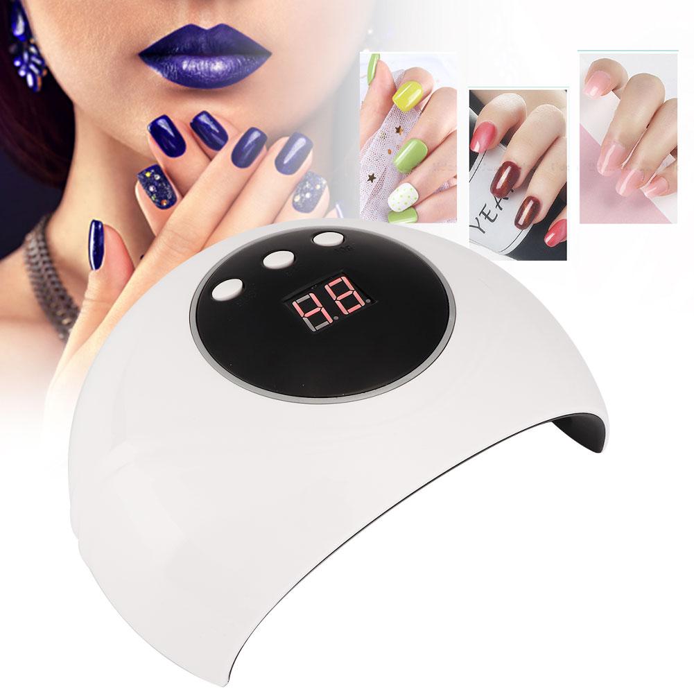 36W Intelligent Timing UV Gel Lamp Nail Curing Machine Nail Polish Dryer Manicure Tool
