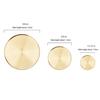 Ins Stil Edelstahl Ring Halskette Aufbewahrungspfanne Goldener Tablett Runder Lebensmittel Schmuck Präsentationstablett Luxus Zuhause Tee Tablett Organizer