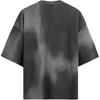 Zara Spray Print Knit Crew Neck Short Sleeve T-Shirt Men Tops Gray 4805406-802