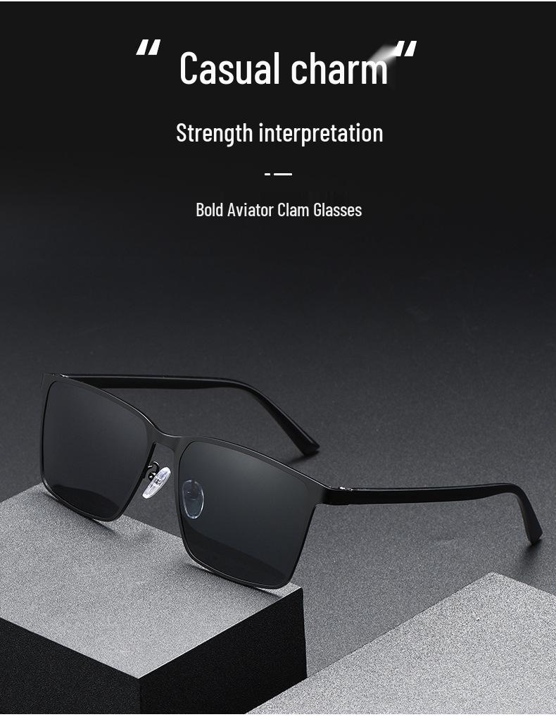 Men's Polarized UV Protection Sunglasses - Trendy for Fishing, Riding, and Driving