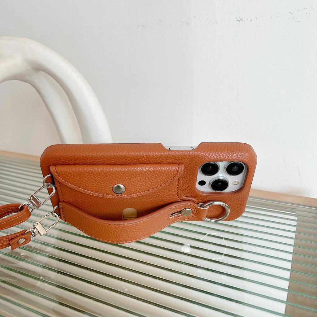 Crossbody Lanyard Wrist Strap Case for IPhone 13 12 Mini 15 14 11 Pro XS Max X XR 7 8 Plus Card Holder Wallet Leather Cover