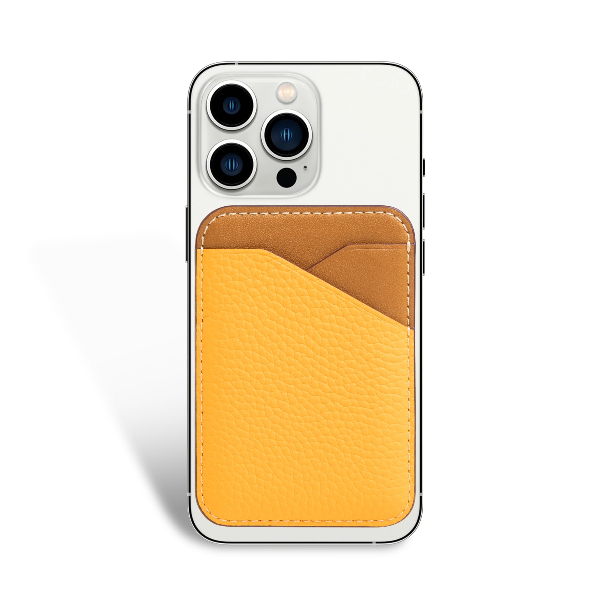 

COGURE Cogure Визитница с задней стороны Натуральная Тонкая Микроприсоска Совместима с Google Pro Подарочная коробка COPCardH Золотой Золотисто-коричневый Карман, Кожа, Дизайн,