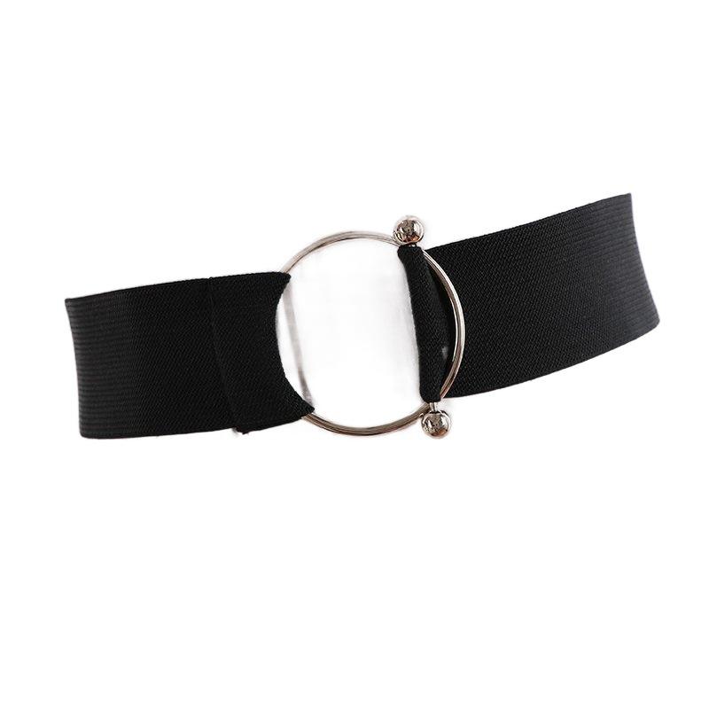 Pu Black Versatile Waist Sash For Women Complementing Any Seasonal Fashion Choices