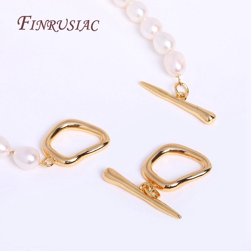 20x15.5x26MM 18K Gold Plated OT Clasps,Dainty Brass End Beads Toggle Clasps,DIY Jewelry Supplies Bracelet Necklace OT Clasp