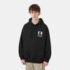 Palace Felpa con Cappuccio Tri-Emb Nera Uomo P22HD103