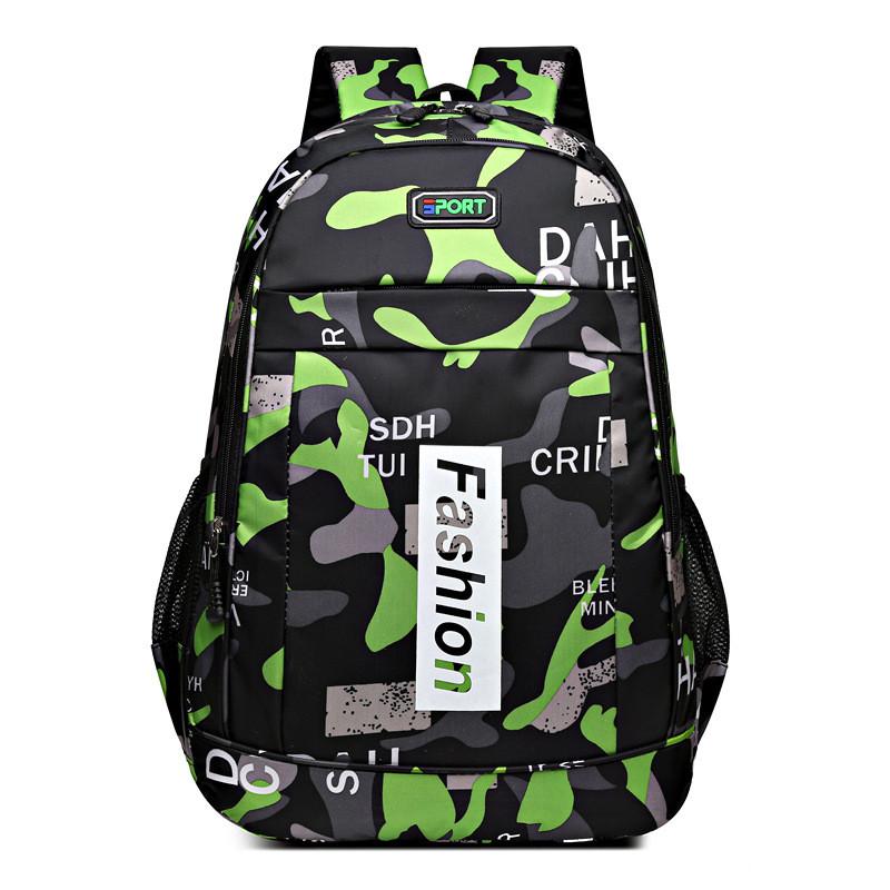 Large Backpack Printed Capacity Leisure Outdoor Schoolbag Travel